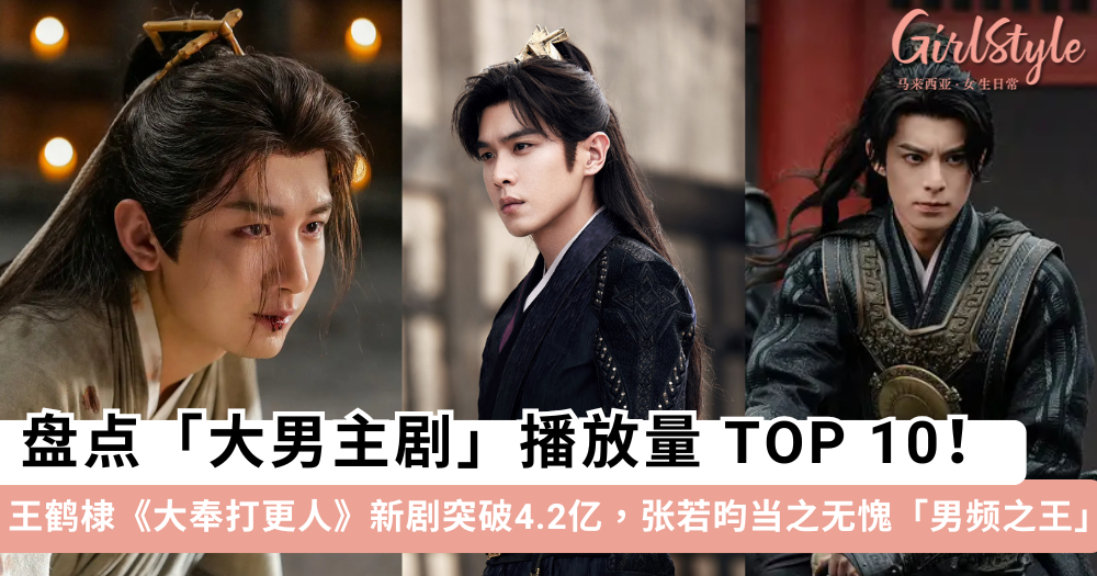 “大男主剧”播放量TOP10!《大奉打更人》破4.2亿,冠军狂扫153亿