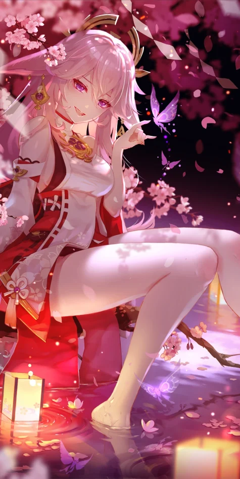 《第二期》性情多变的屑狐狸来了,原神 八重神子狐耳