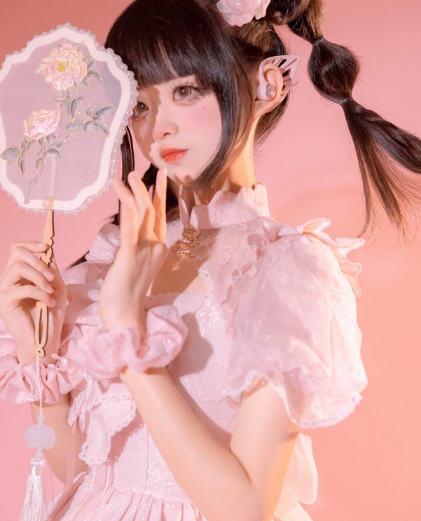 粉色超嫩少女耳机!日常也很合适嘿嘿~