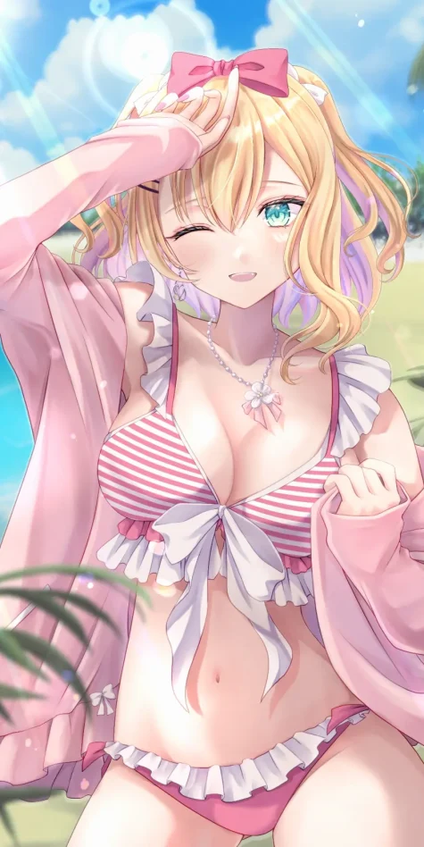 清凉一夏! – 海边嬉戏插画特辑