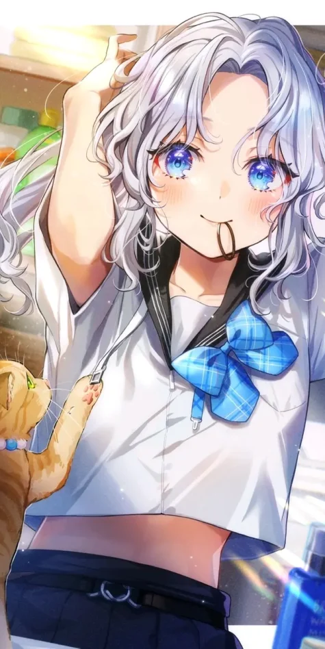 打起精神! – 绑头发插画特辑