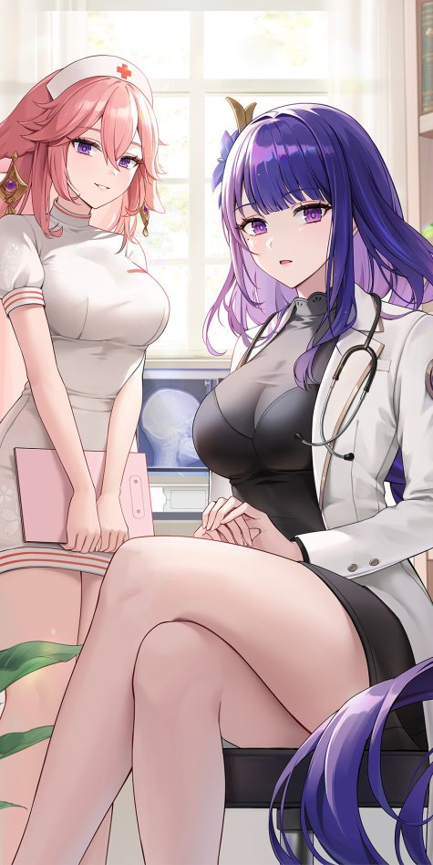 好身材的萌妹子们!韩国画师miho(ミホ)的插画作品