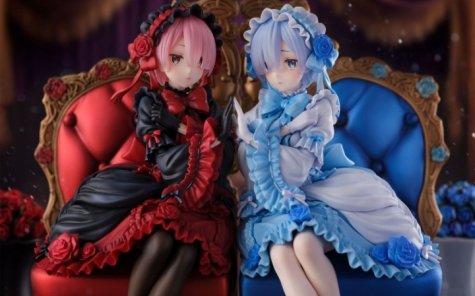 《Re:从零开始的异世界生活》蕾姆、拉姆 Gothic ver.手办开始预约
