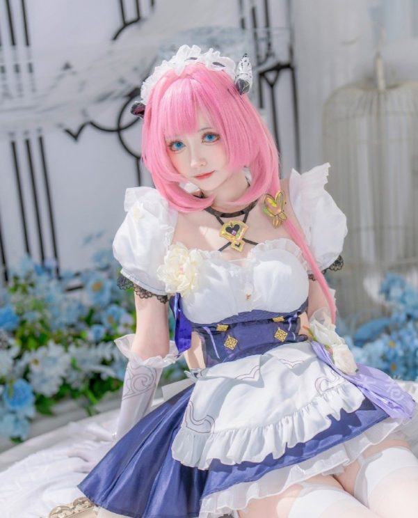 Cosplay | 嗨想我了嘛!宇宙第一美少女爱莉希雅来了哦❤️~