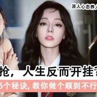 淡人心态的6个秘诀，做个顺到不行的淡系女孩