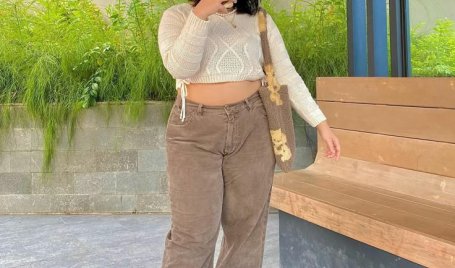 微胖女孩+屁股大女孩的「选裤子指南」！梨形身材6大显瘦秘籍