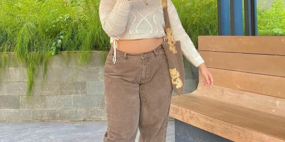 微胖女孩+屁股大女孩的「选裤子指南」！梨形身材6大显瘦秘籍