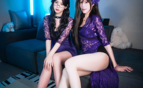 不呆猫 人妻双人写真摄影故事,光影交织下的双生花与温柔羁绊