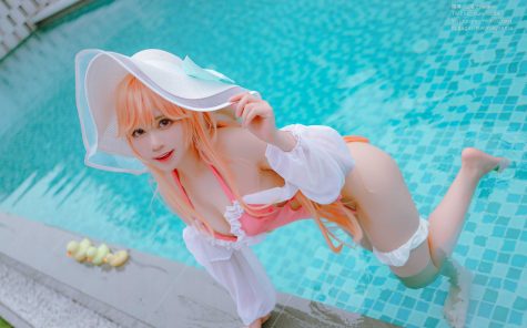 Nyako喵子 碧蓝航线 黎塞留,圣洁与威严交织的舰装少女写真拍摄全记录