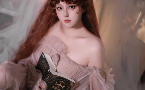 Natsuko_夏夏子 粉雾,樱花树下光影交织的日系少女写真全记录