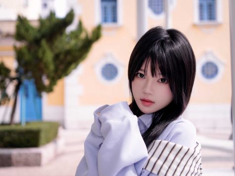 桜桃喵 蓝,光影交织下的蔚蓝梦境与少女心事写真摄影全记录